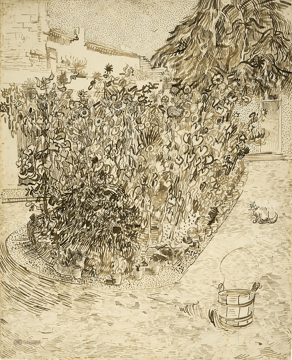 Винсент Ван Гог. "Сад купальни". 1888. Музей Ван Гога, Амстердам.
