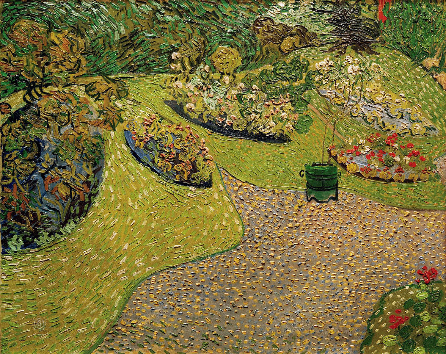 Винсент Ван Гог. "Сад в Овере". 1890. Частная коллекция.