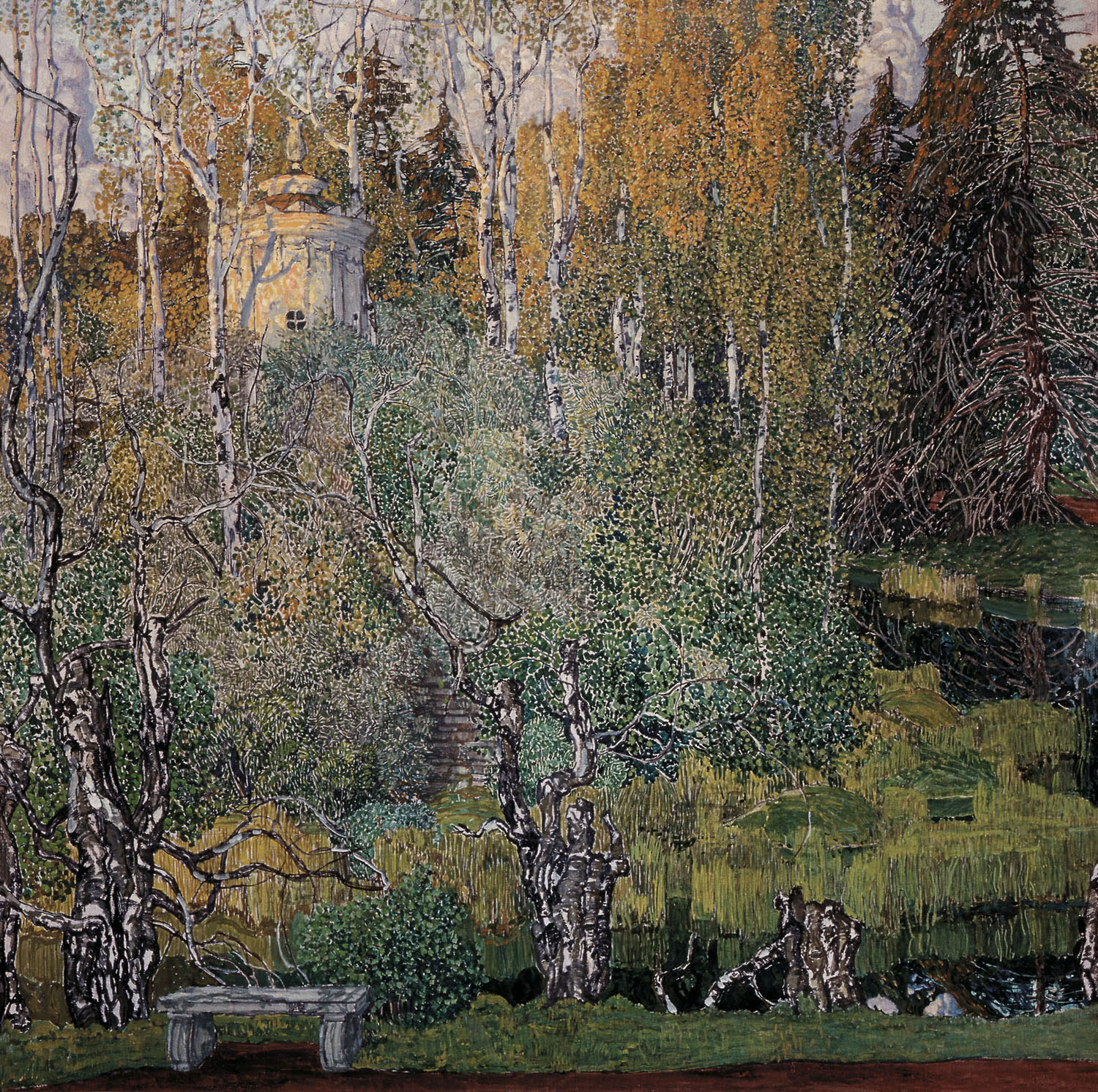 Александр Головин. Нескучный сад. 1910-е.