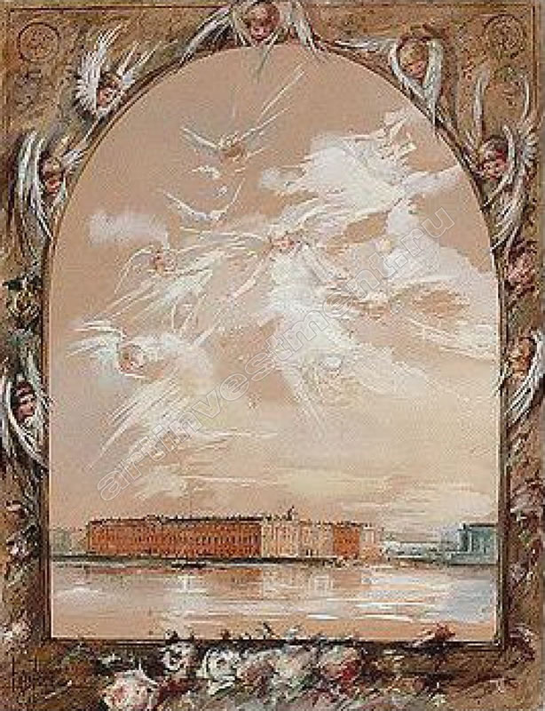 Елизавета Бём (Эндаурова). Виды Санкт-Петербурга. 1894.