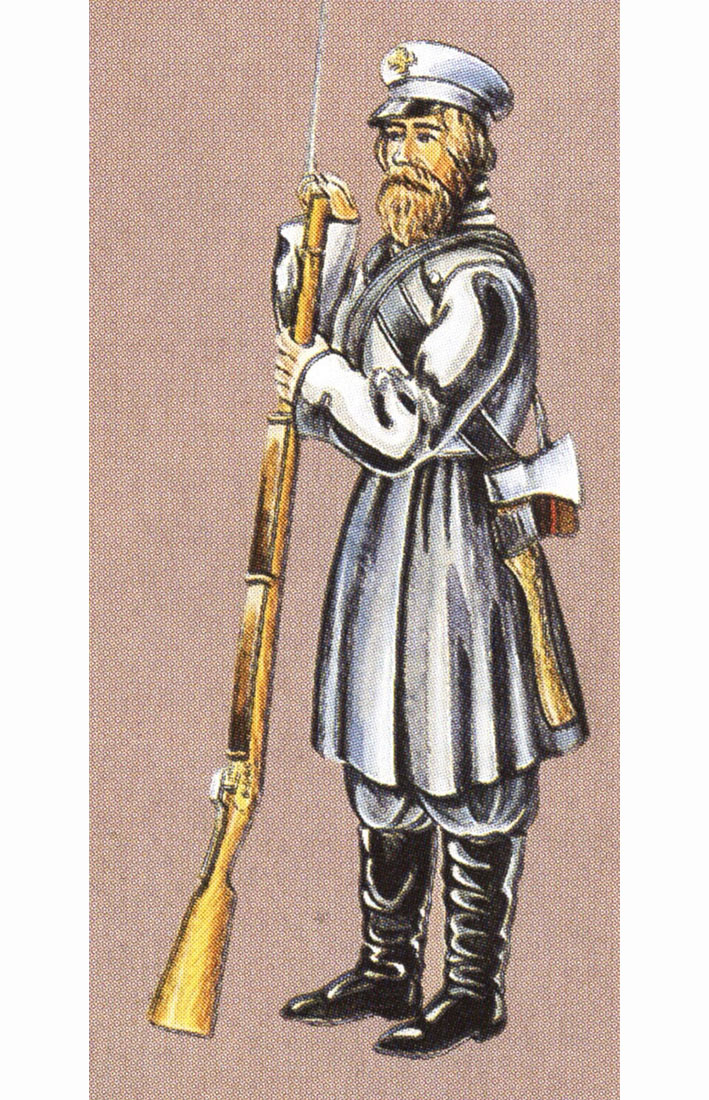 Ратник Санкт-Петербургского ополчения 1812 года.
