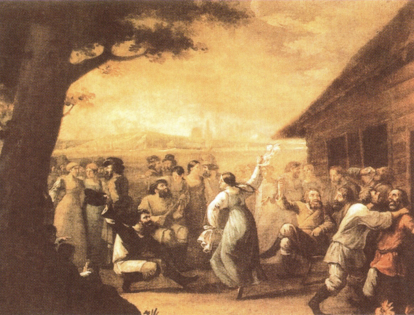 И. Тонков. Сельский праздник. 1790-е.