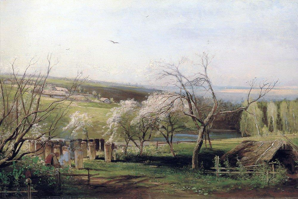 Алексей Саврасов. Сельский вид. 1867.