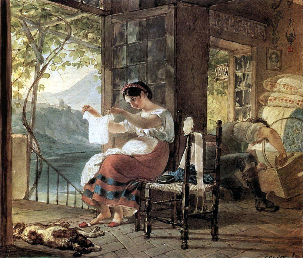 Карл Брюллов. Семья итальянца. 1831.