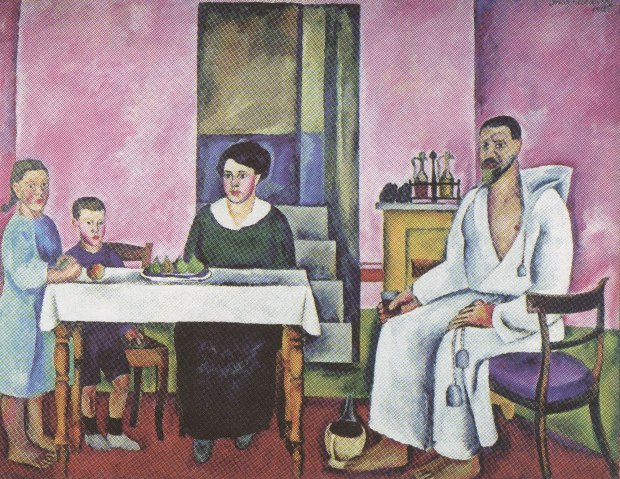 Пётр Кончаловский. Семейный портрет ("сиенский"). 1912.