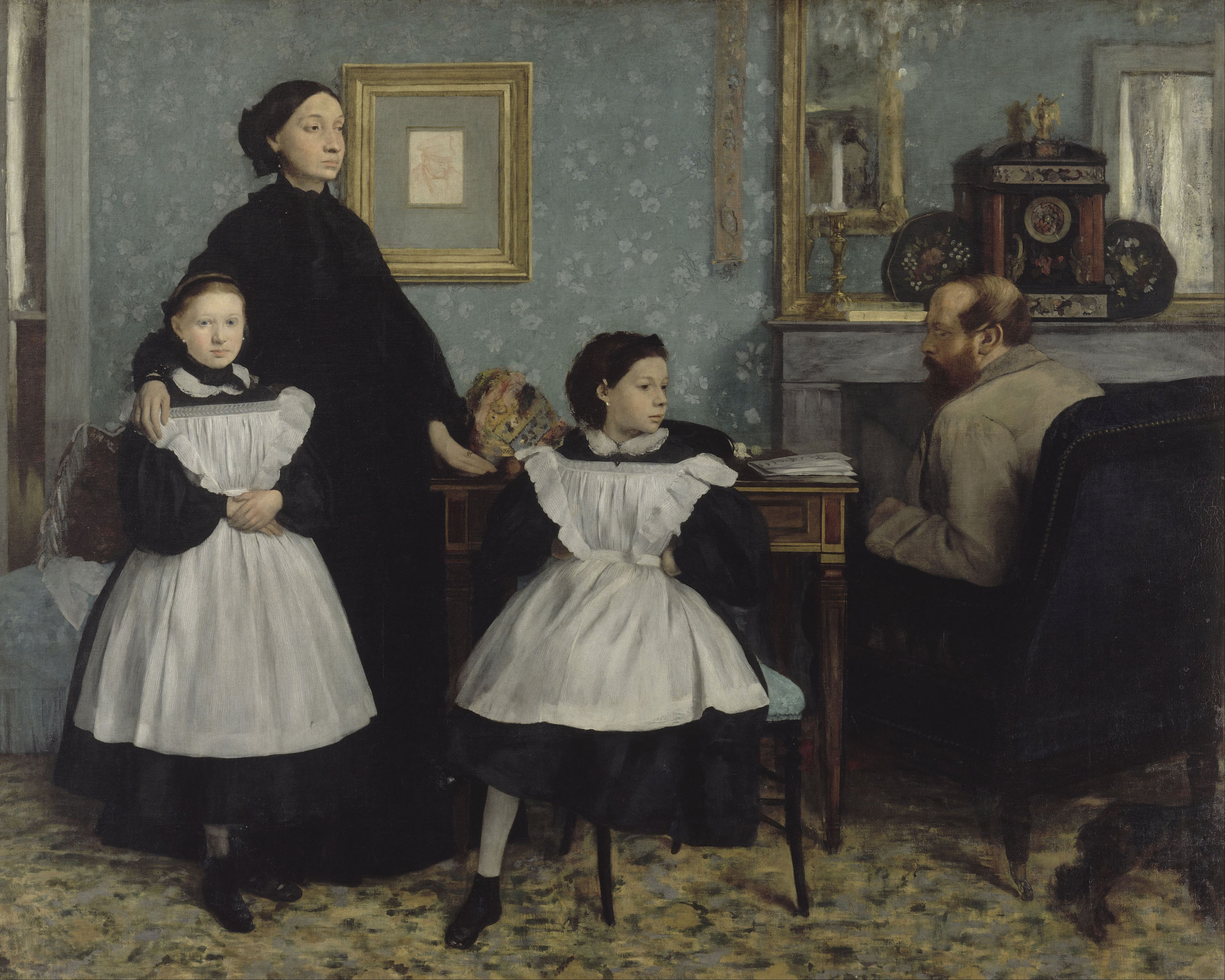 Эдгар Дега. Семейство Беллелли. 1858-1859.