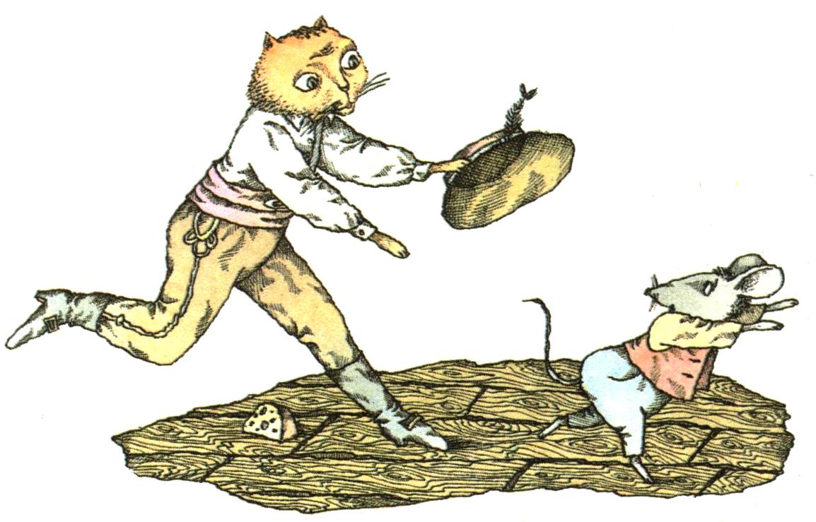 "Мышка". Чешская народная детская песня. Рисовал В. Иванюк.