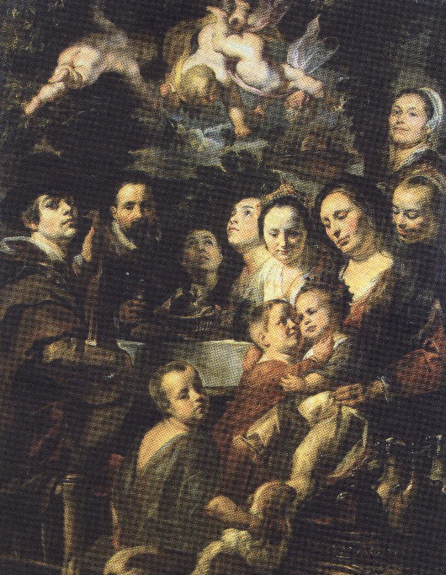 Якоб Йорданс. Автопортрет с родителями, сёстрами и братьями. Около 1615.