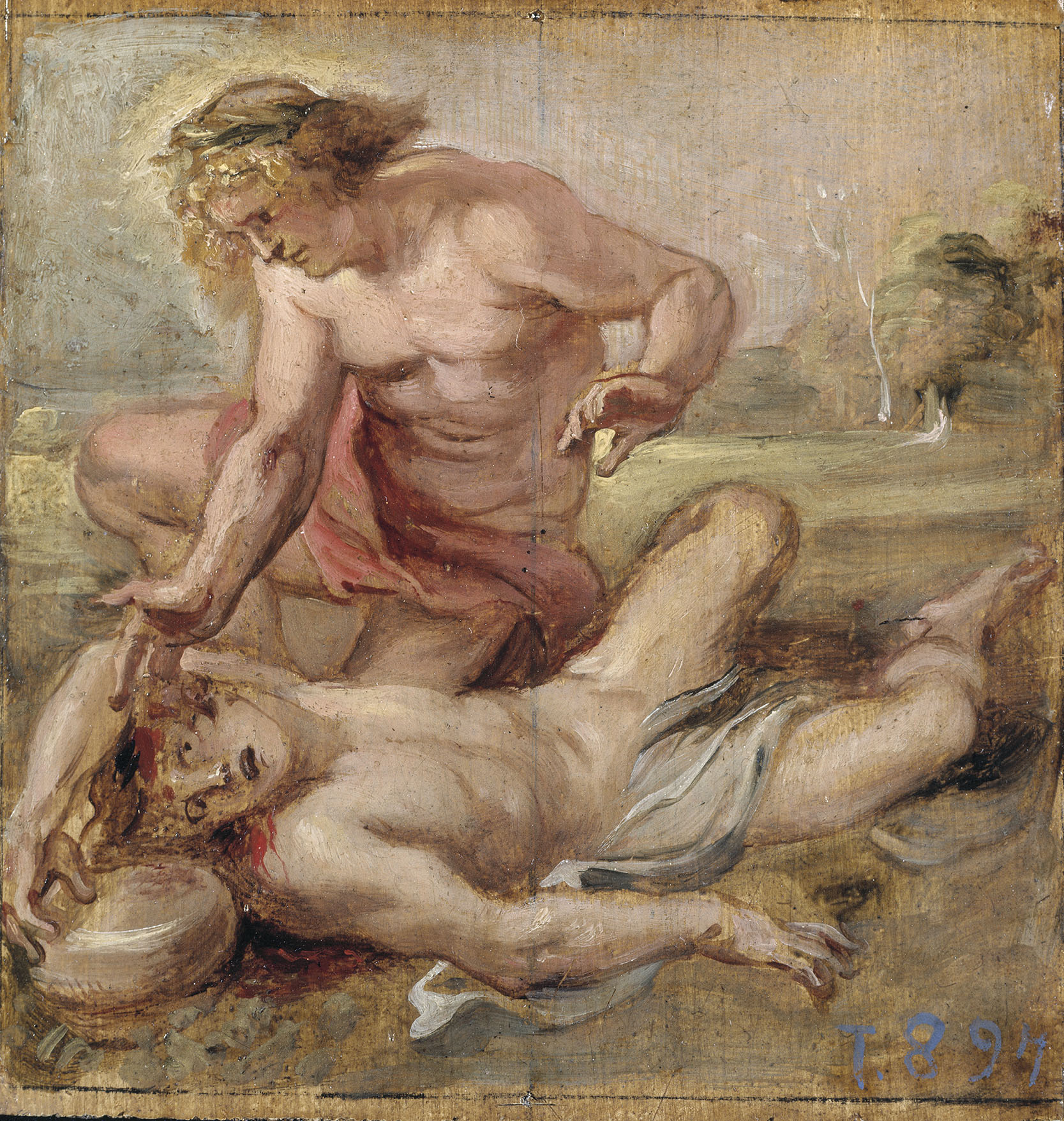 Питер Пауль Рубенс. "Смерть Гиацинта". 1636-1637. Прадо, Мадрид.