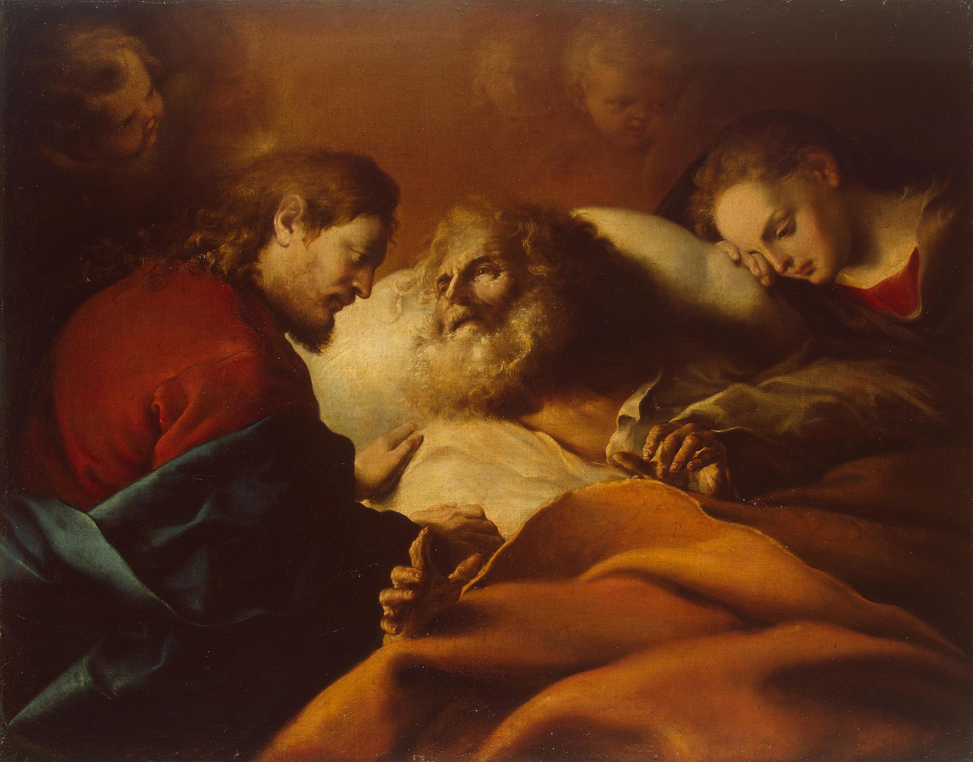 Алонсо Кано. "Смерть святого Иосифа". Между 1646-1652. Эрмитаж, Санкт-Петербург.