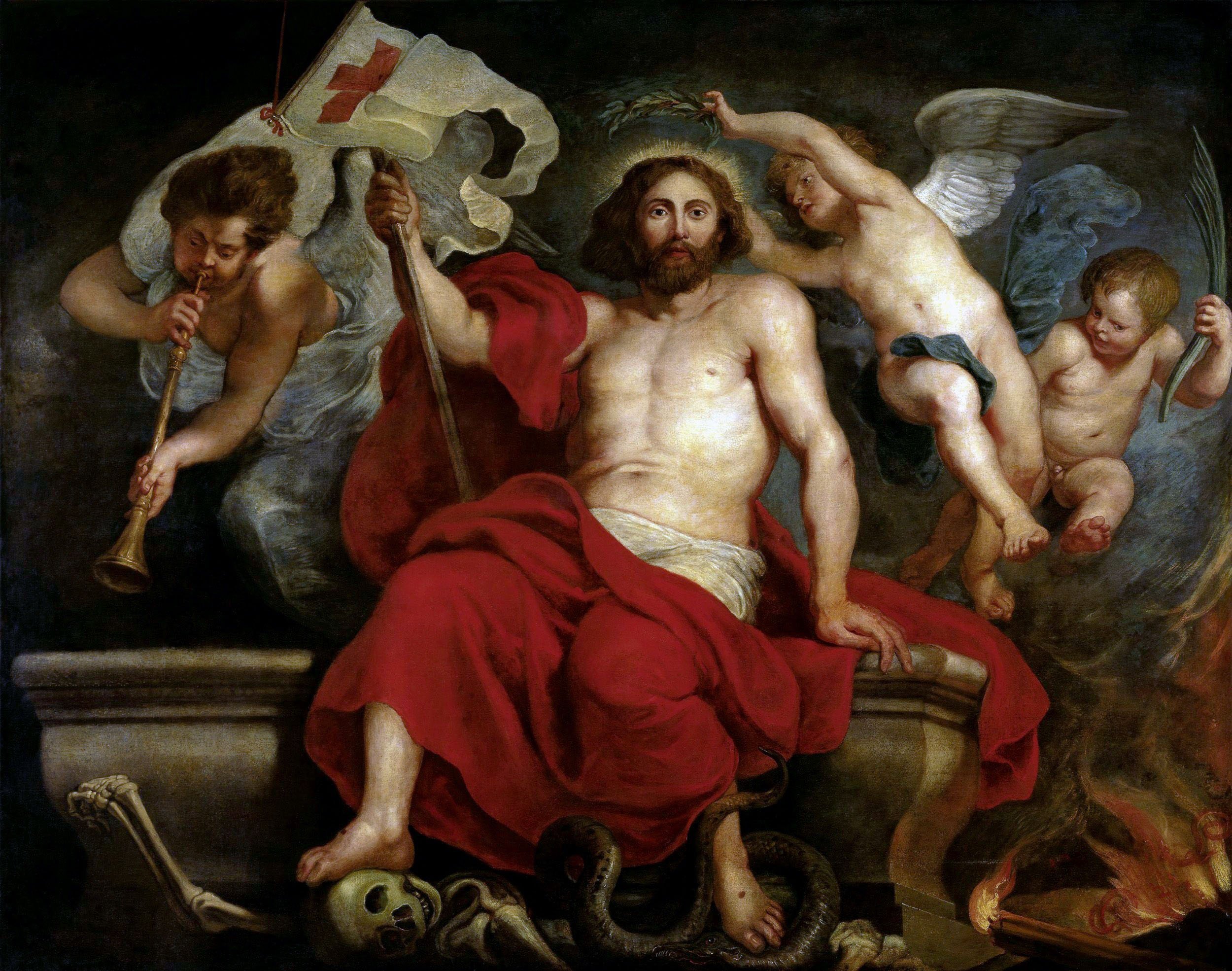Питер Пауль Рубенс. "Торжество Христа над грехом и смертью". 1615-1622. Музей Лихтенштейн, Вена.
