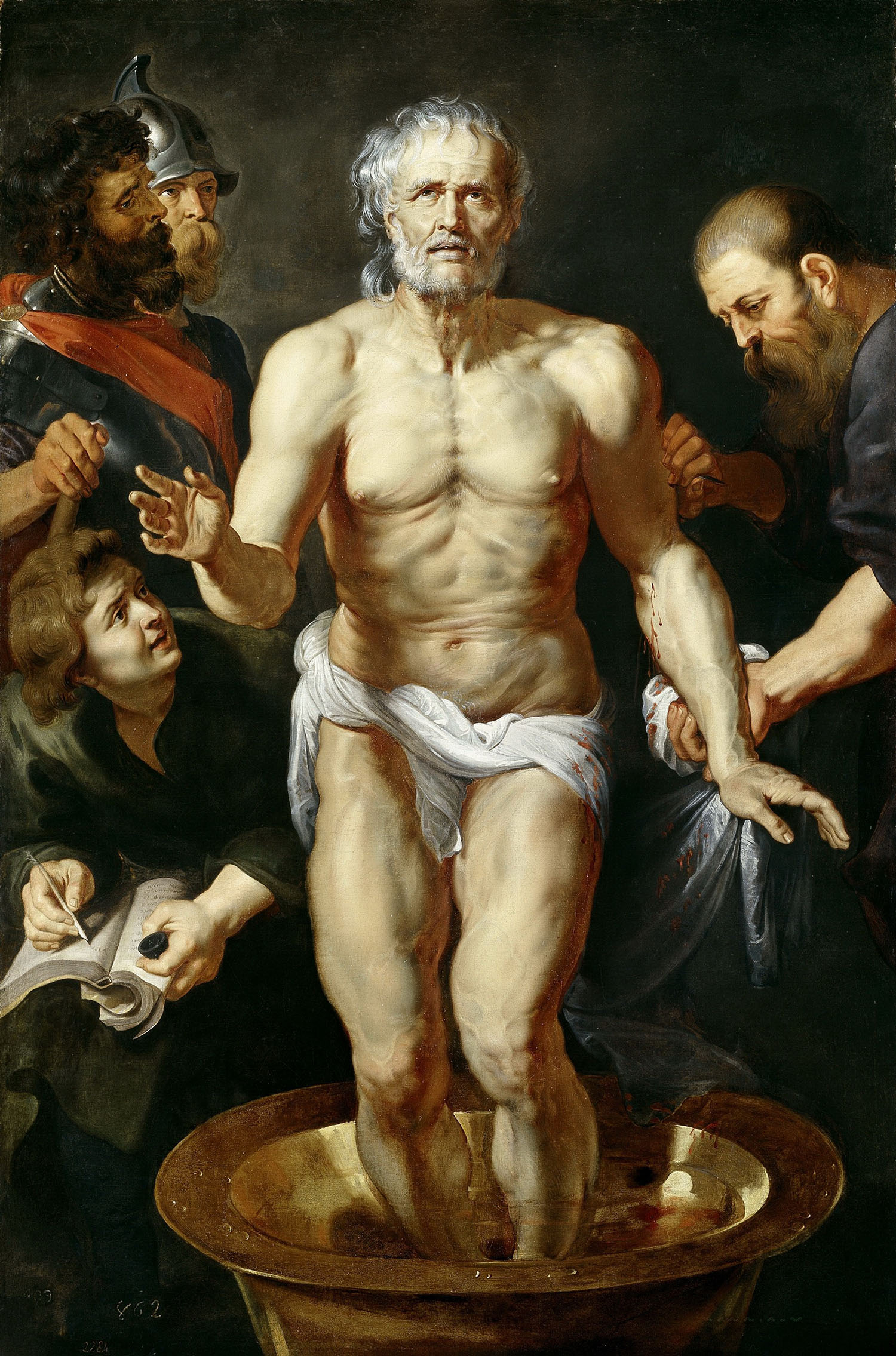 Питер Пауль Рубенс, мастерская. "Смерть Сенеки". 1612-1615. Прадо, Мадрид.