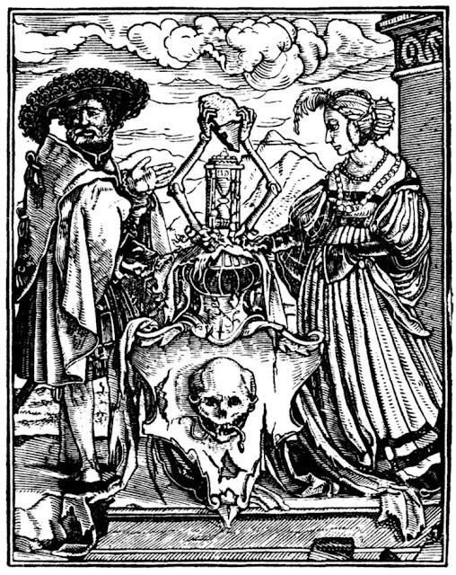 Ганс Гольбейн Младший. "Герб Смерти". Серия "Пляска Смерти". 1526.