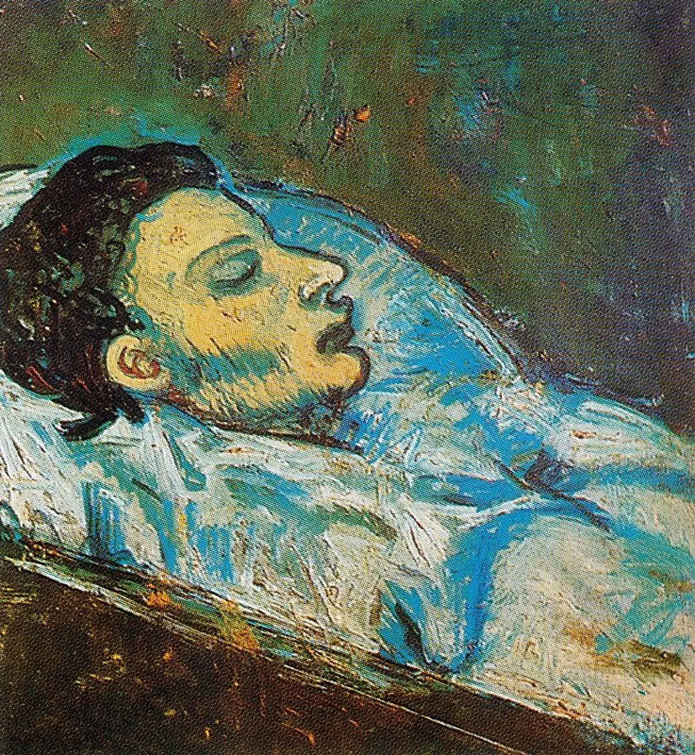 Пабло Пикассо. "Смерть Касагемаса". 1901. Частная коллекция.
