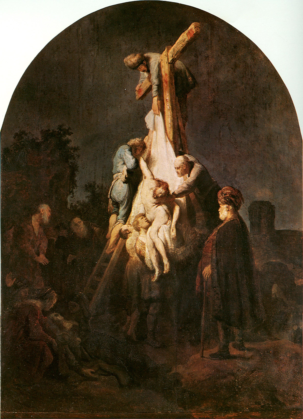 Рембрандт ван Рейн. Снятие с креста. 1633.