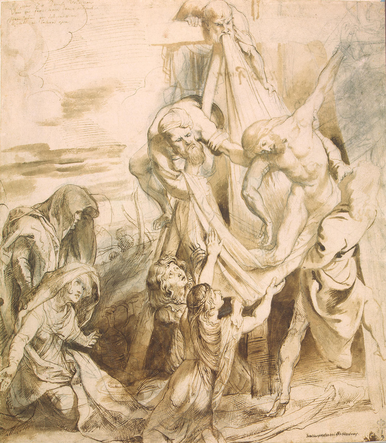 Питер Пауль Рубенс. "Снятие с креста". Около 1611. Эрмитаж, Санкт-Петербург.
