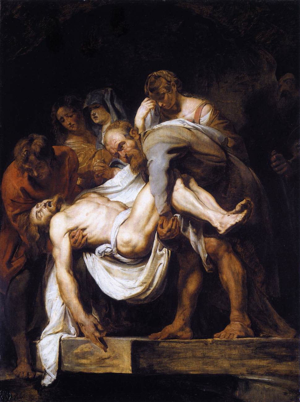 Питер Пауль Рубенс. "Снятие с креста". 1611-1612. Национальный музей Канады, Оттава.