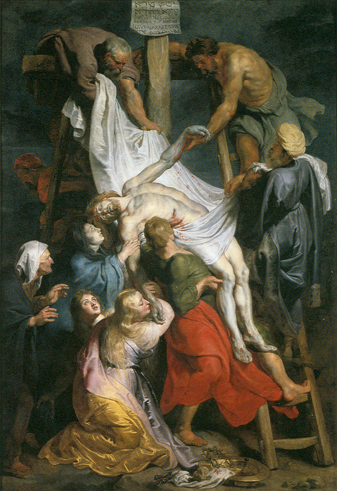 Питер Пауль Рубенс. "Снятие с креста". 1616-1617. Музей искусств, Лилль.