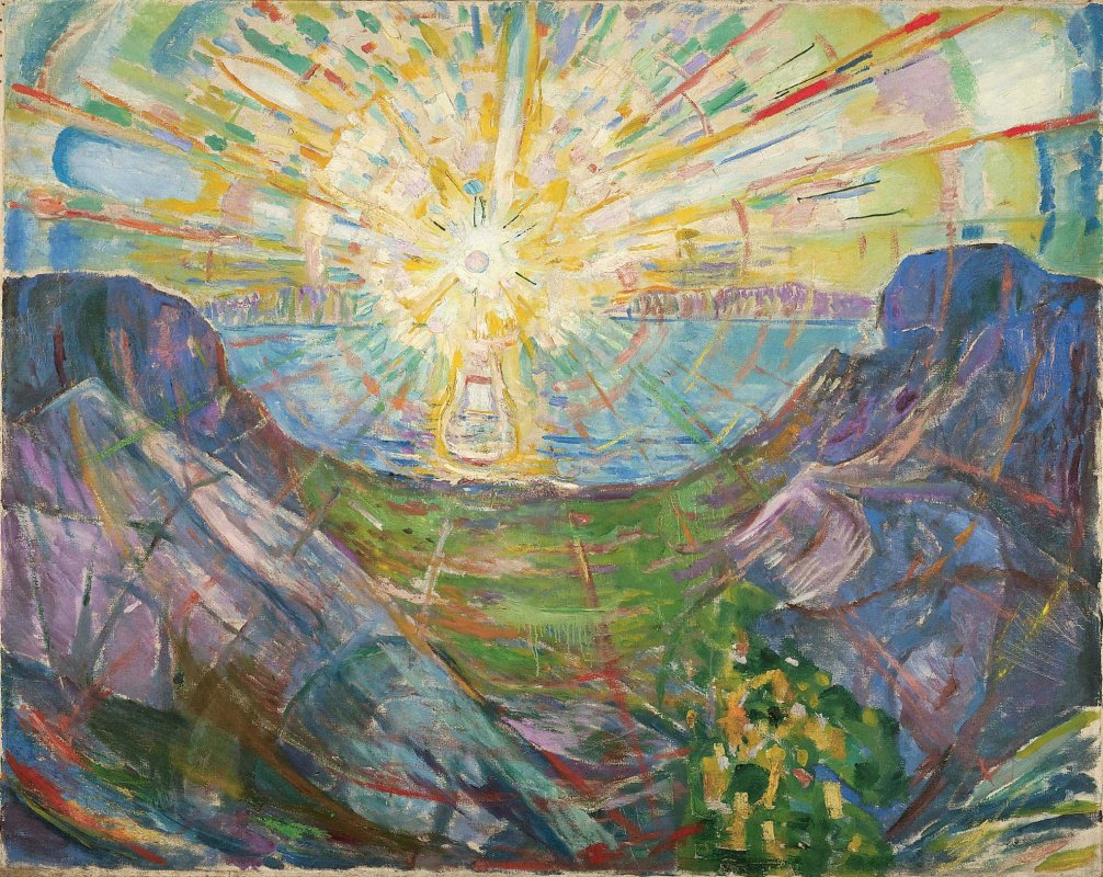 Эдвард Мунк. "Солнце". 1913. Музей Мунка, Осло.