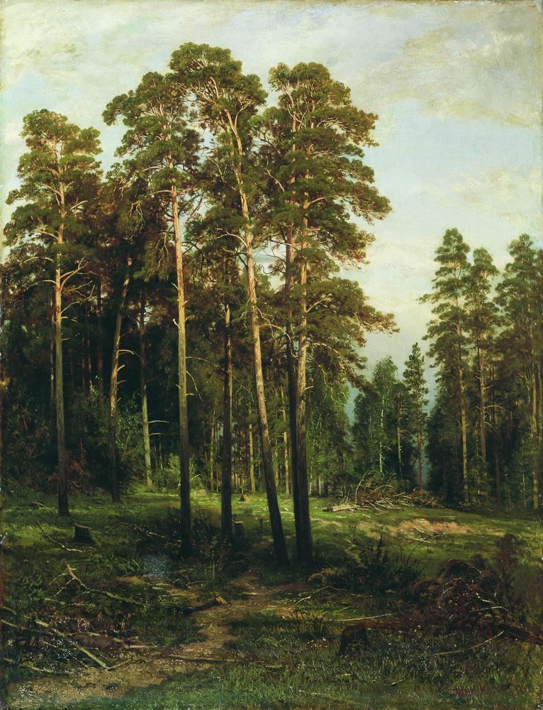 Иван Шишкин. Сосновый лес.