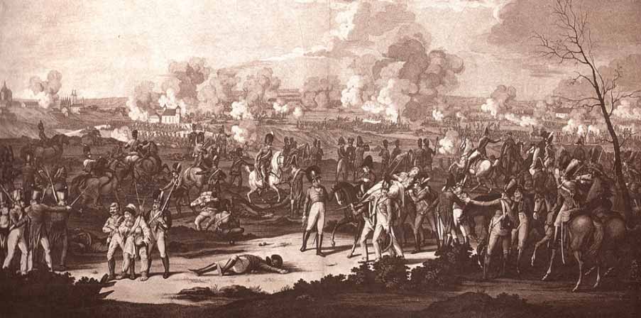 Иоганн Ругендас. "Сражение у Полоцка 18 августа 1812 года".
