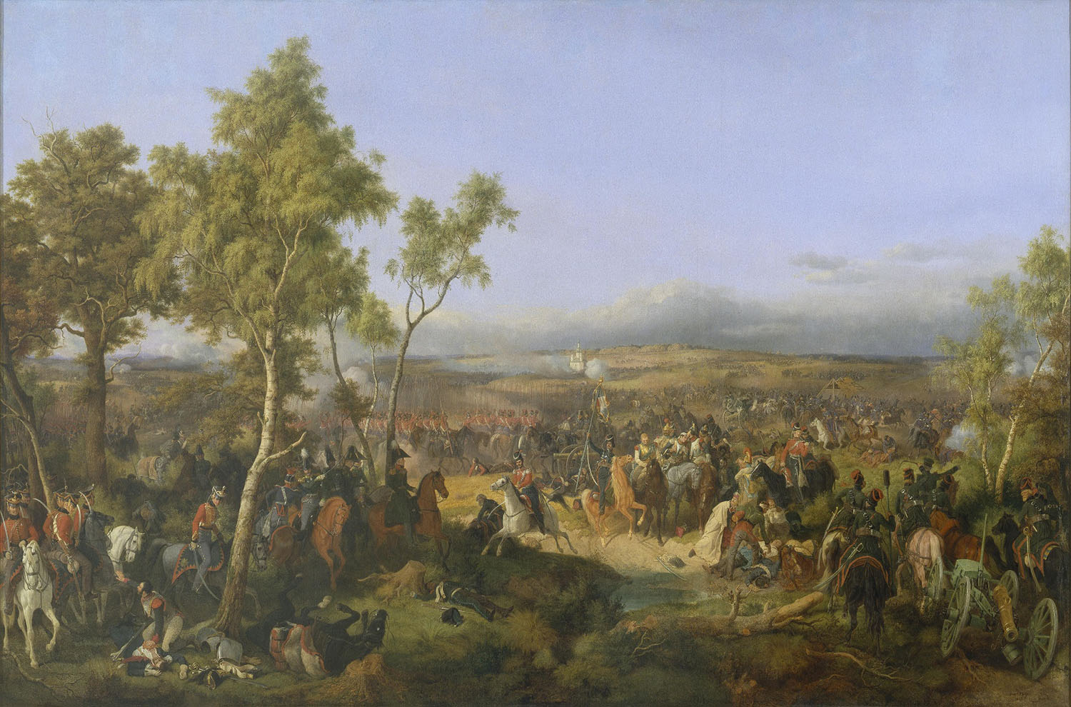 Петер фон Хесс (Гесс). "Сражение при Тарутине 6 (18) октября 1812 года". 1847. Эрмитаж, Санкт-Петербург.