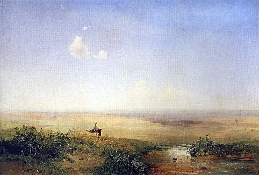 Алексей Саврасов. Степь днём. 1852.