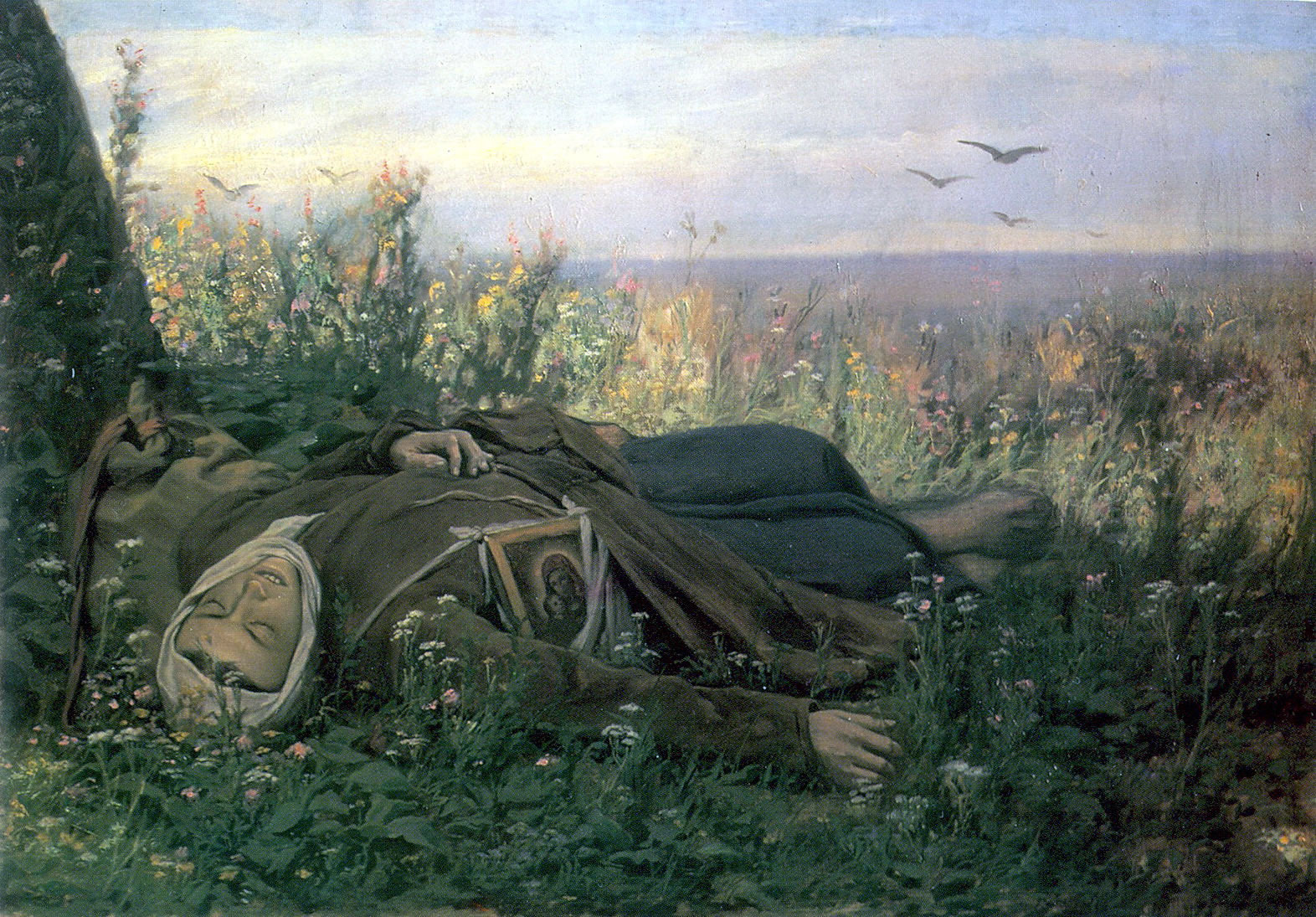 Василий Перов. Странница в поле. 1879.