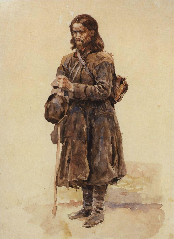 Василий Иванович Суриков. Странник. 1886.