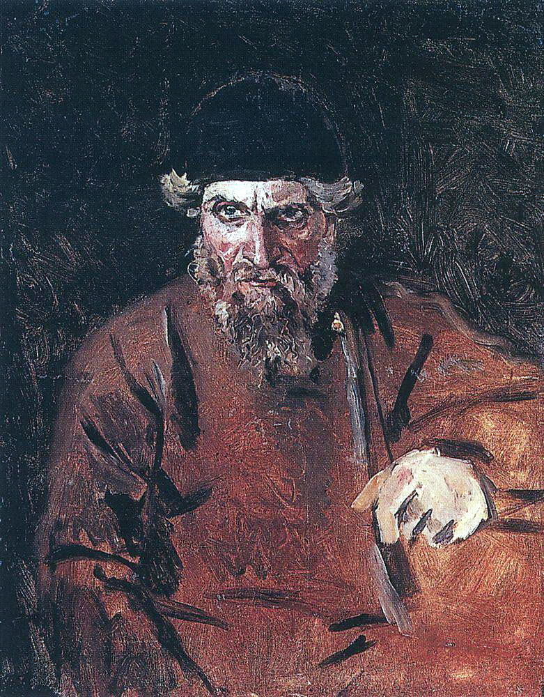 Василий Иванович Суриков. "Стрелец". Около 1880.