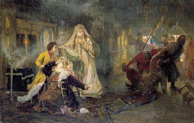 Алексей Иванович Корзухин. "Стрелецкий мятеж в 1682 году". 1882.