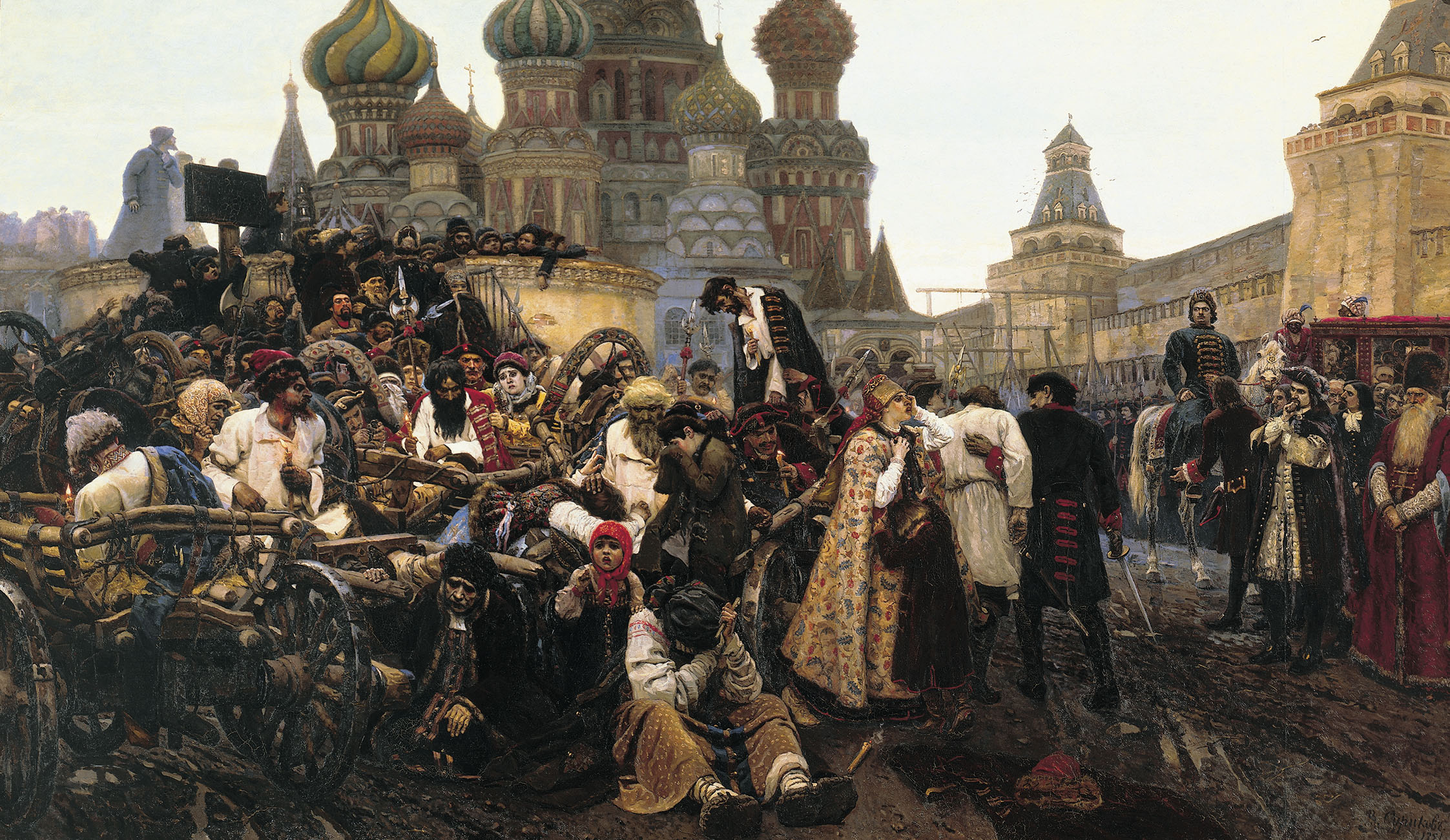 Василий Иванович Суриков. "Утро стрелецкой казни". 1881.
