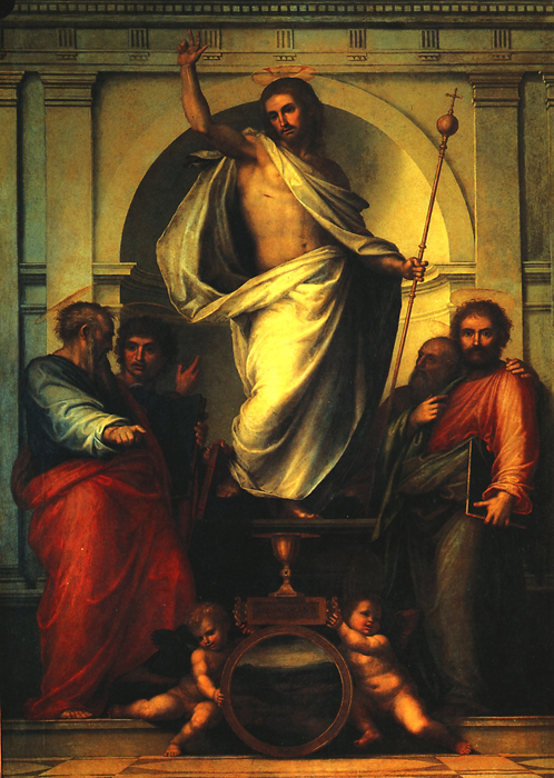 Фра Бартоломео. Воскресший Христос со святыми.