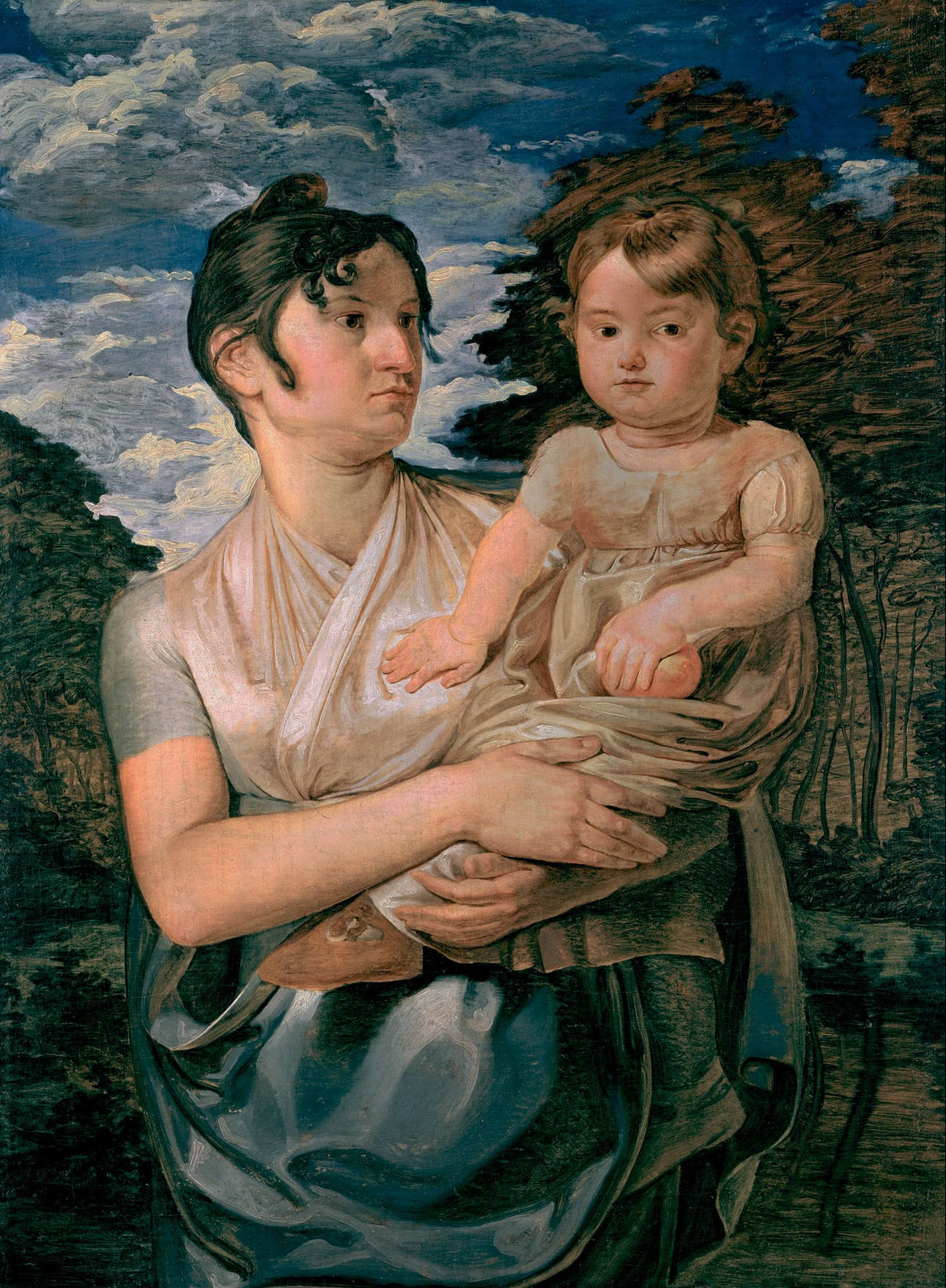 Филипп Отто Рунге. Полина Рунге с двухлетним сыном.