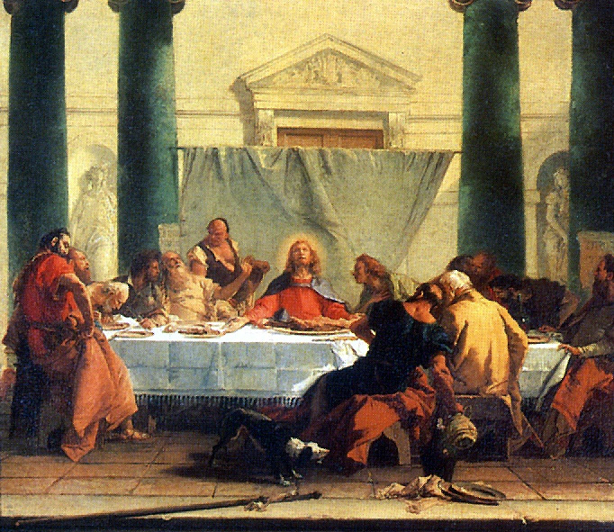 Джованни Баттиста Тьеполо. Тайная вечеря. Около 1745-1750.