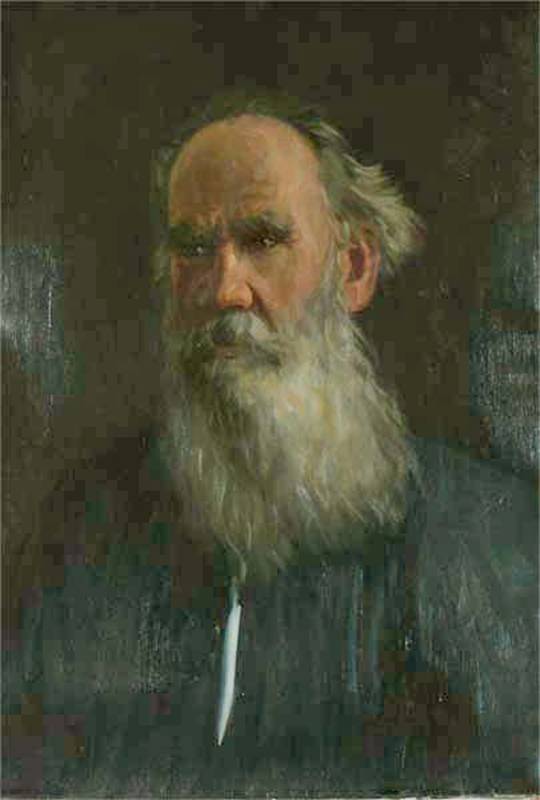 В. И. Плотников. Портрет Льва Николаевича Толстого. 1978.