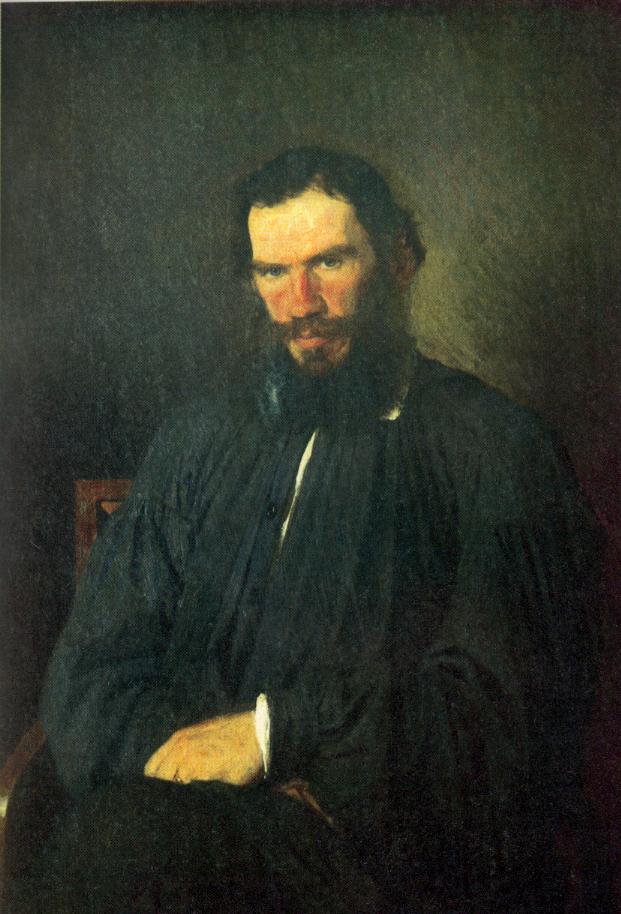 Иван Николаевич Крамской. Портрет Льва Толстого. 1873.