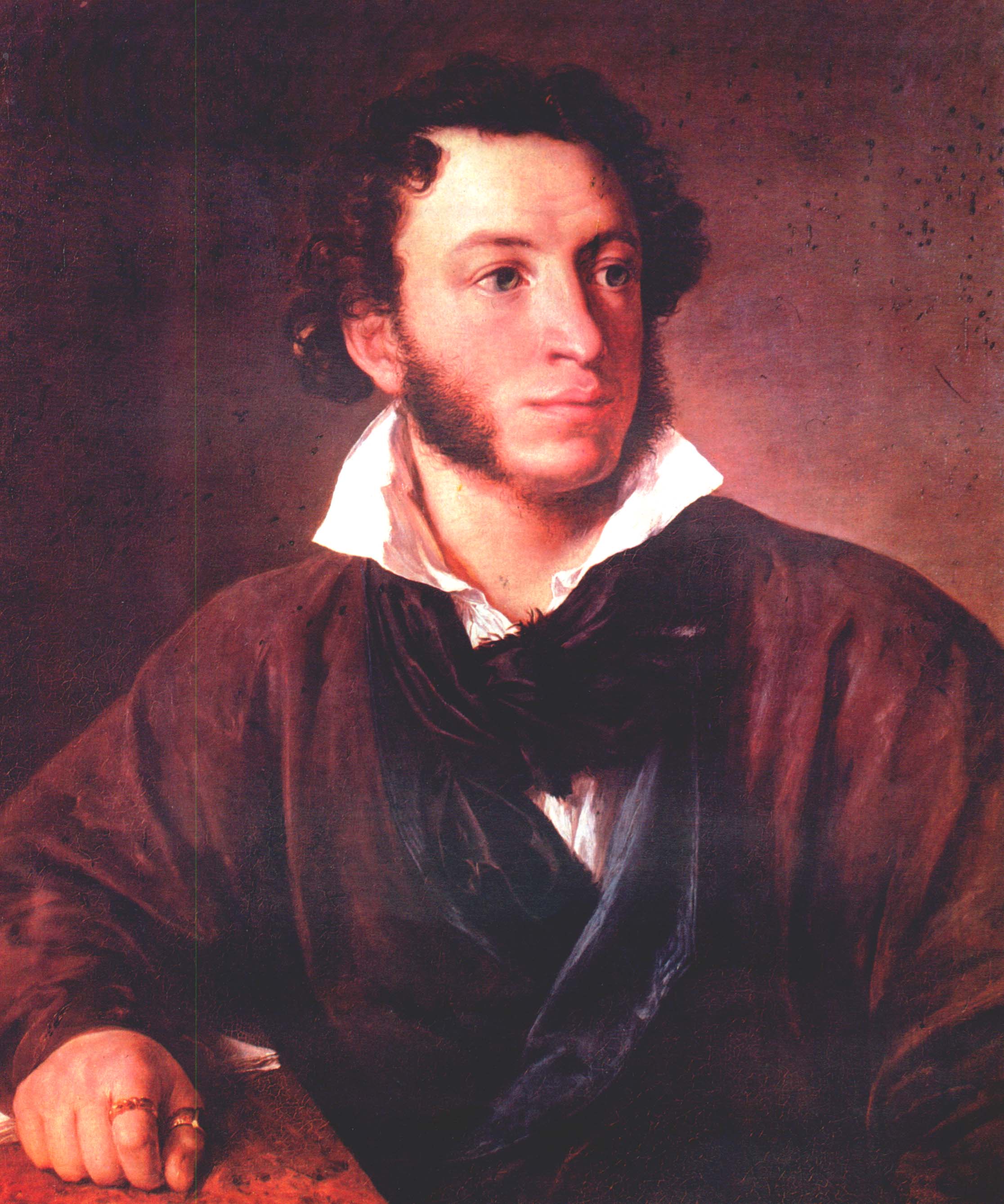 Василий Андреевич Тропинин. "А. С. Пушкин". 1827.
