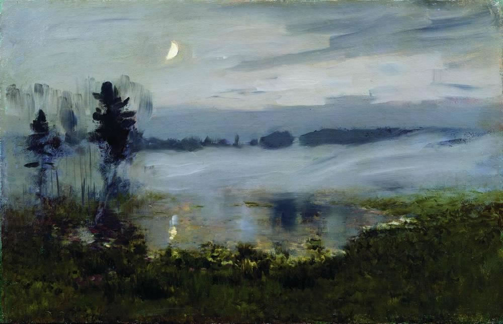 Исаак Ильич Левитан. Туман над водой. 1890-е.