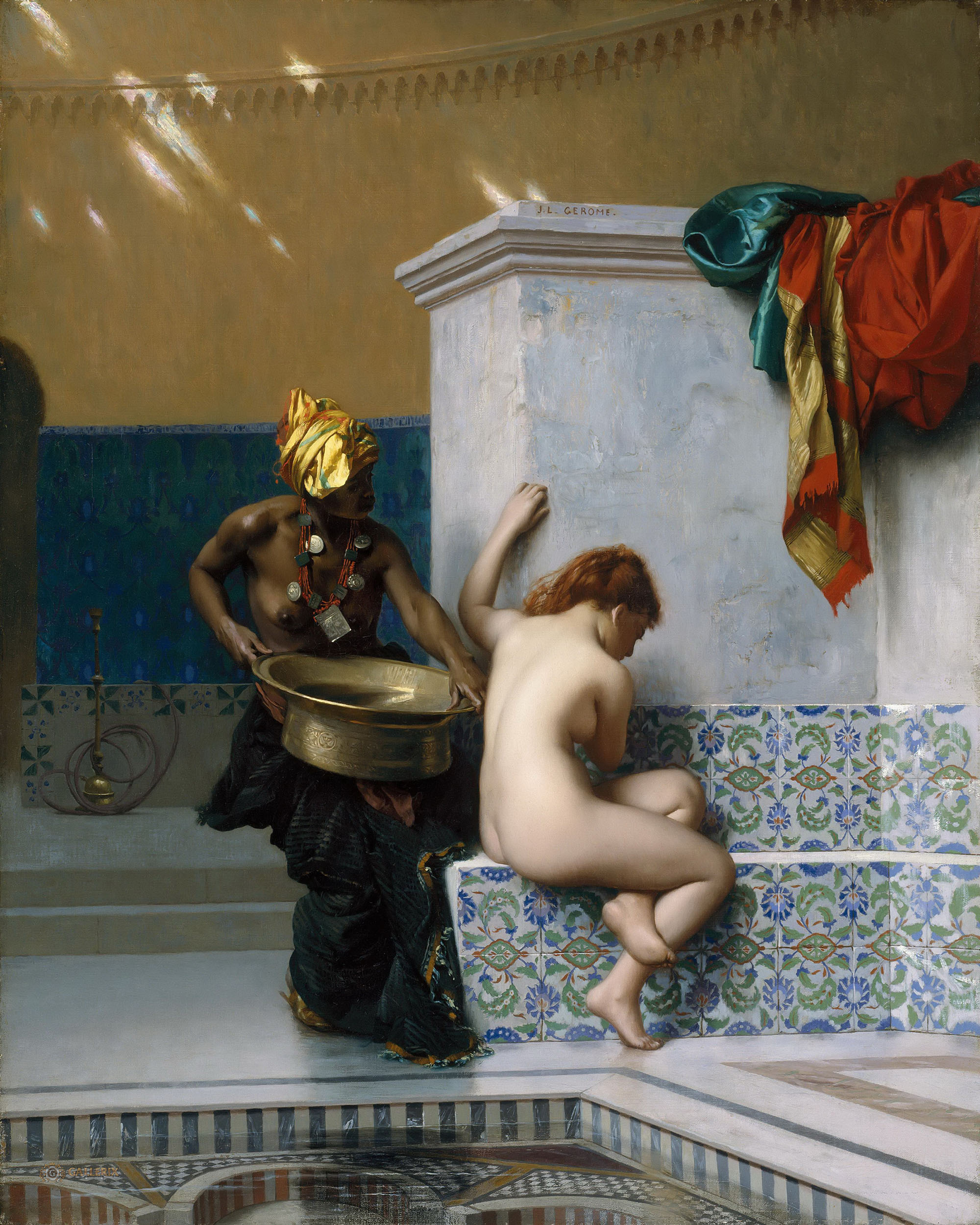 Жан-Леон Жером. "Турецкая баня". 1870. Музей искусств, Бостон.