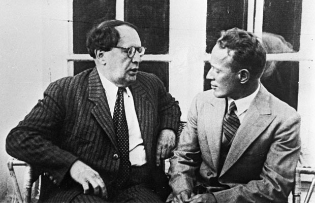 Алексей Толстой и Михаил Шолохов. 1934.