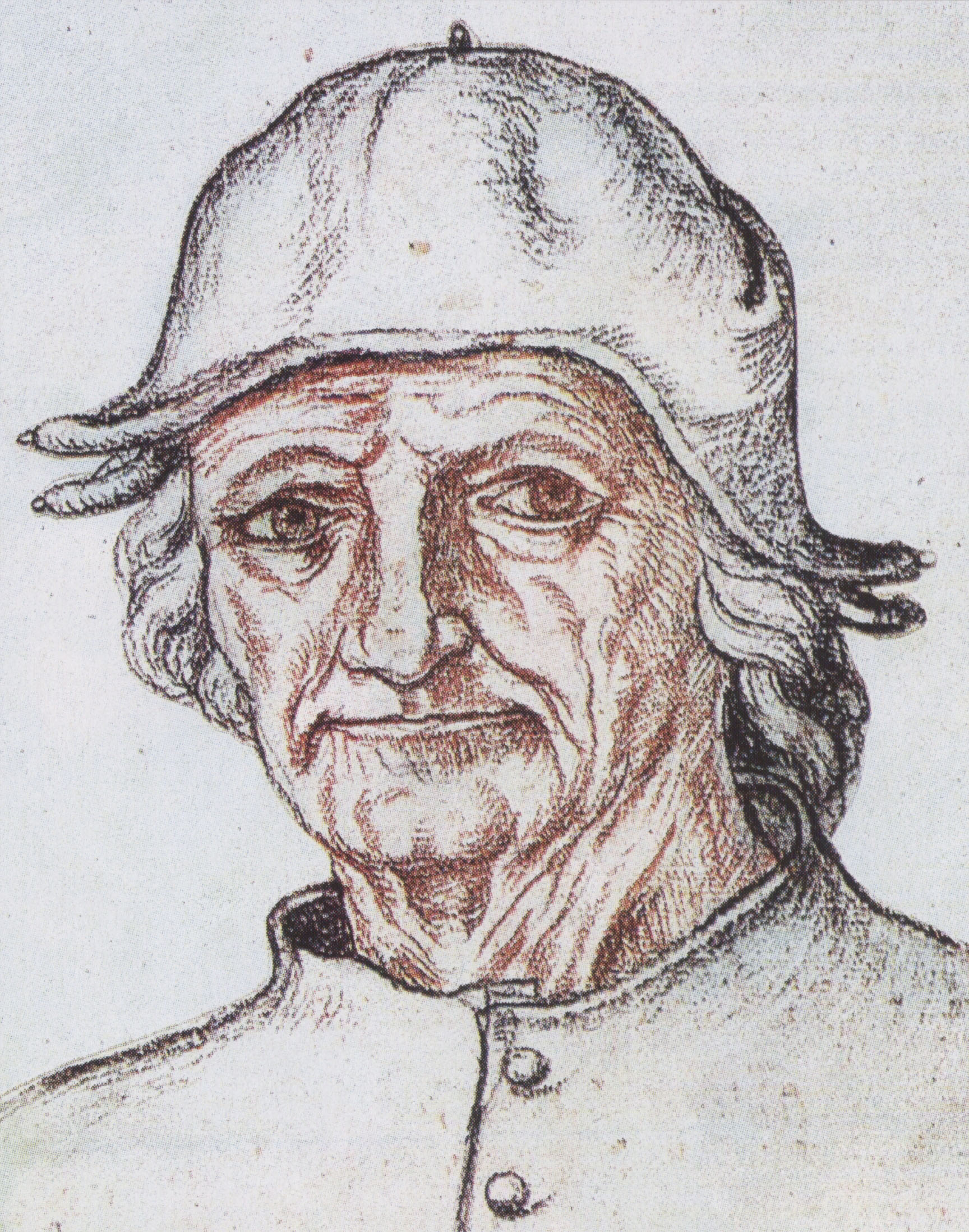 Иероним Босх. "Автопортрет". 1510.