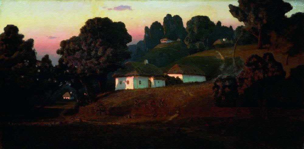 А. Куинджи. Вечер на Украине. 1878.