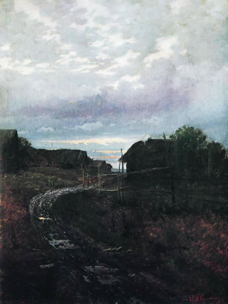 Илья Репин. Вечер. 1877.
