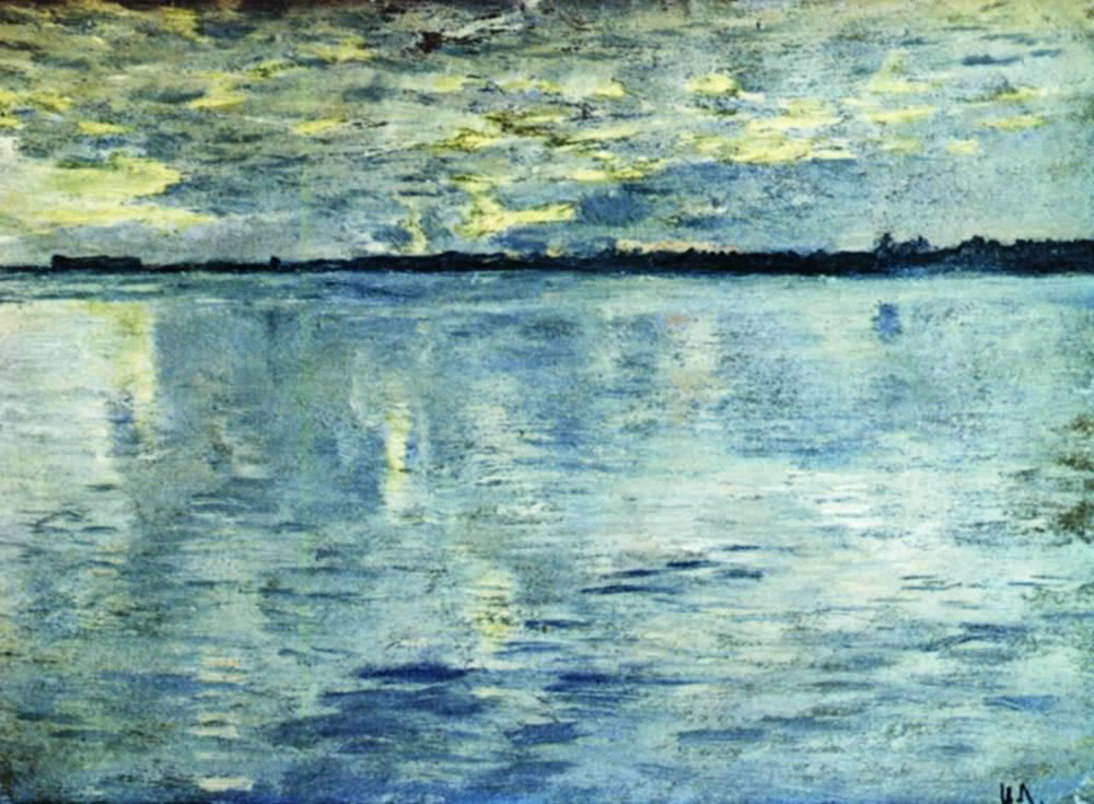 И. Левитан. Озеро. Вечер. 1898-1899.