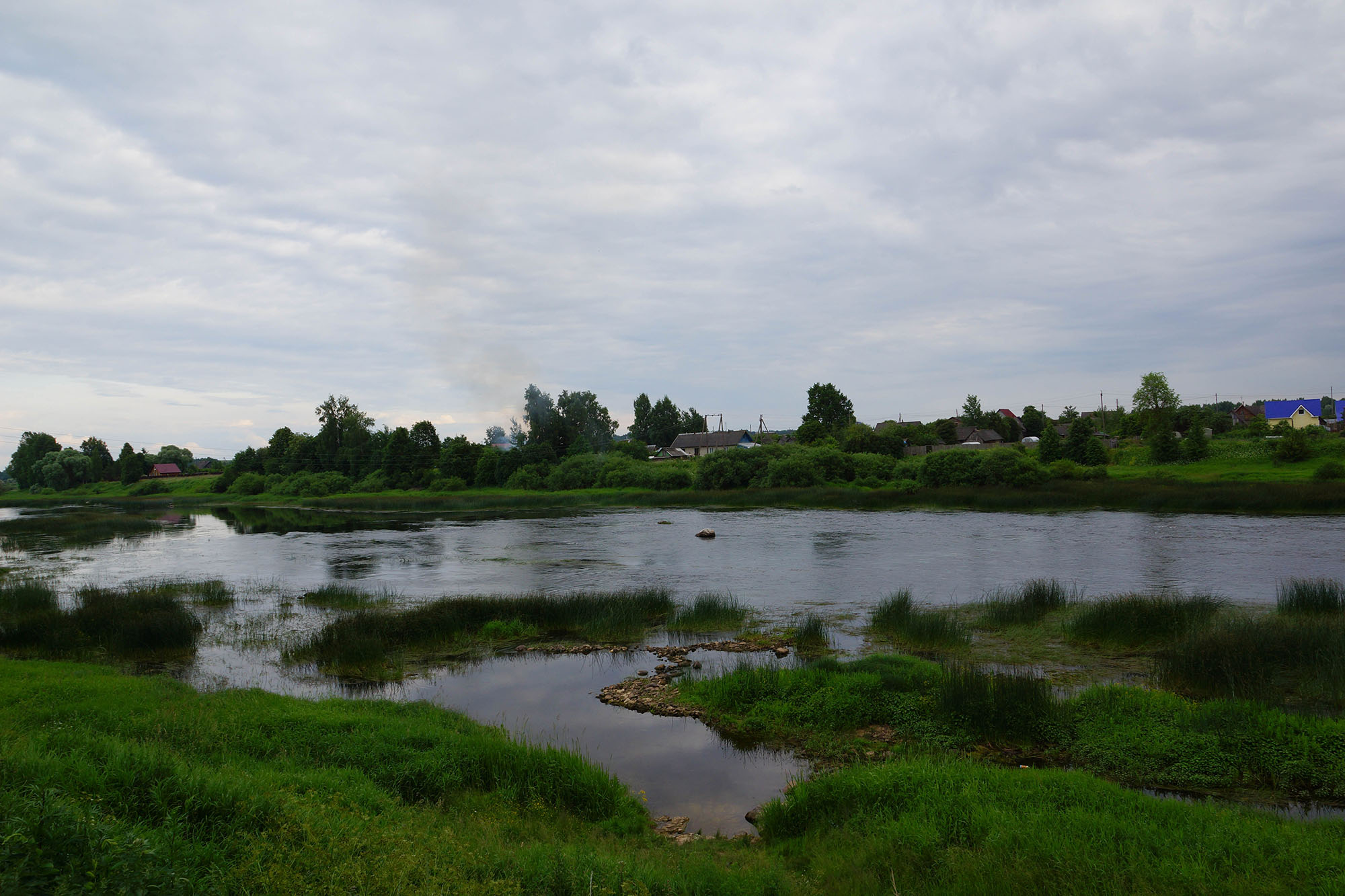 Река Великая, Остров, Псковская область.