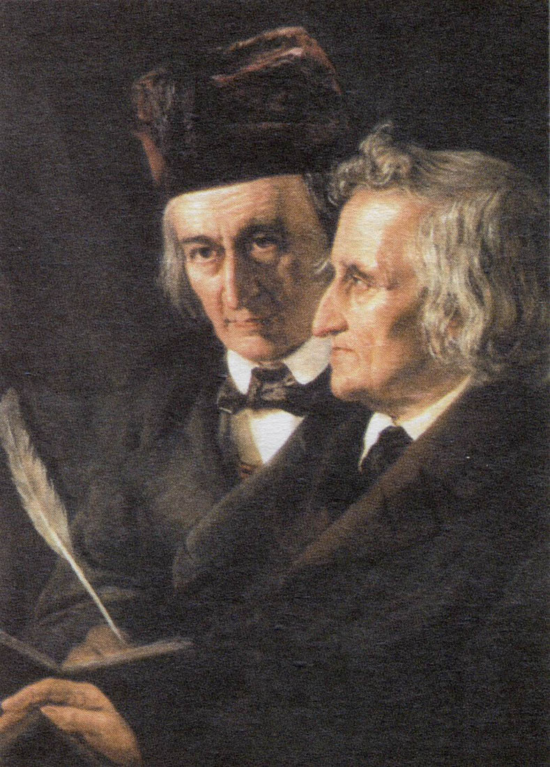 Братья Гримм. Якоб (1785-1863) и Вильгельм (1786-1859).