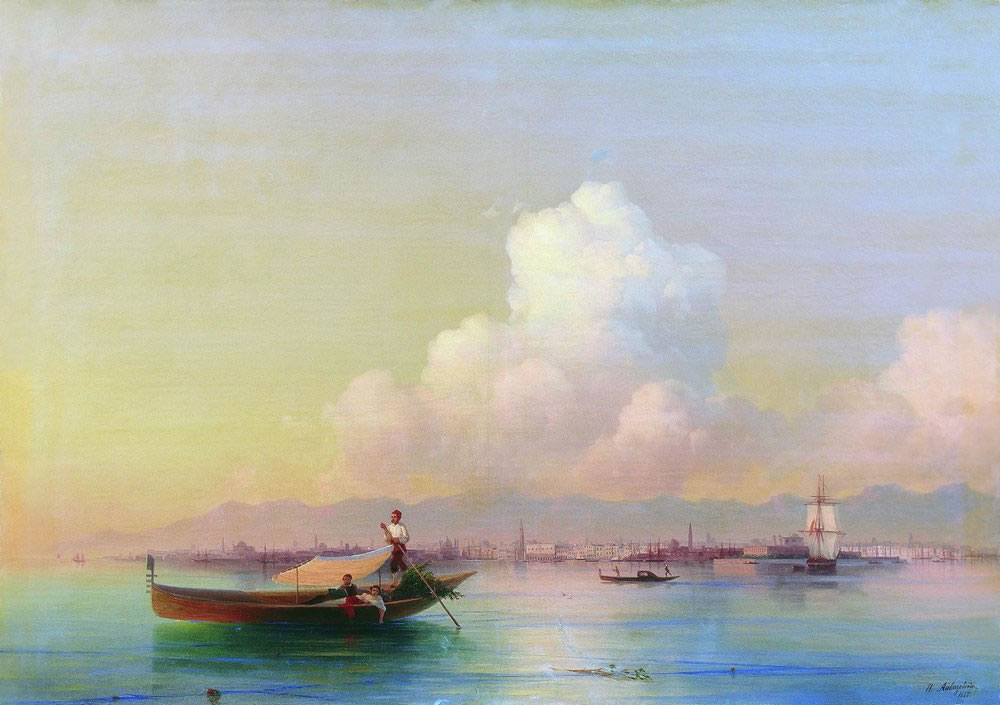 И. Айвазовский. Вид Венеции со стороны Лидо. 1855.