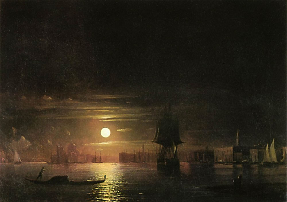И. Айвазовский. Ночь в Венеции. 1861.