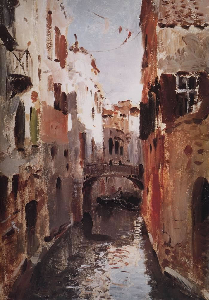 И. Левитан. Канал в Венеции. 1890.